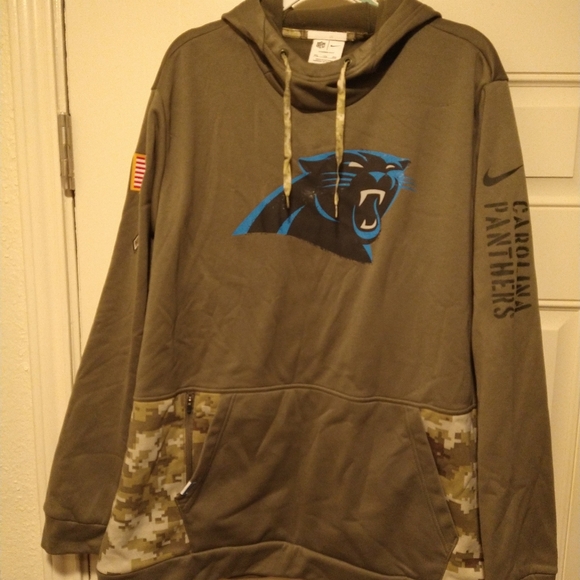 Nike Carolina Panthers NFL Salute To Service Hoodie Men's sz XXL. - Picture 3 of 11